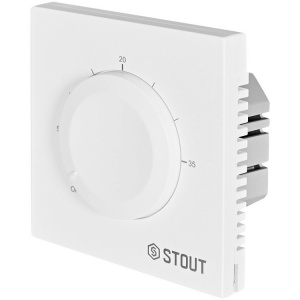 STE-2001-130210 STOUT Термостат универсальный 3А,ON/OFF белый
