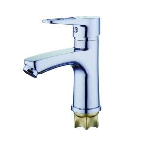 Смеситель G-LAUF д/умыв. цинк на гайке кор.излив картридж 35 NUD1-A045/PUD-1045KT