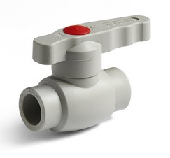 Кран шаровой PP-R Standard мини Ø40 PRO AQUA Серый (1/50)