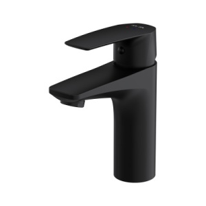 Смеситель для умывальника излив 99 мм, черный AM.PM Gem F90A02122