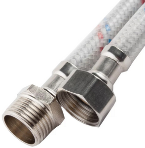 Подводка для воды 12мм Ø1/2" 1,5м г/ш AVS NS-PVC опл. нейлон, гайка сталь (40)