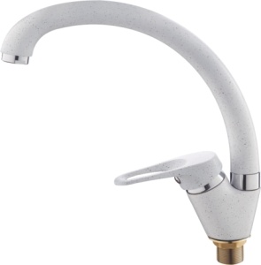 Смеситель для мойки L5913Н белый латунь