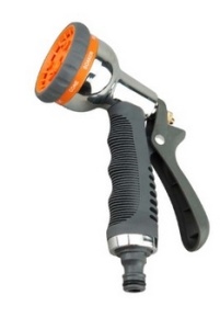 7204D Пистолет метал. мягкая ручка 8 струй "Беламос"