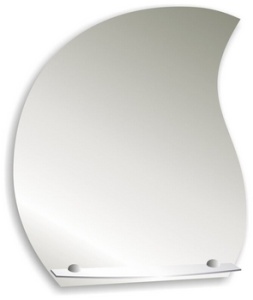 Зеркало Mixline "Нептун" 520*585 с полкой (ШВ)