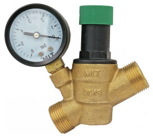 Редуктор давления с манометром Ø1/2"х3/4" внутр./нар. TIM (30)