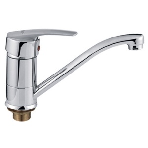 Смеситель кухня корот.с гайкой L4506-2 латунь