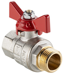 Кран шар. Ø1/2" внутр./нар. бабочка VALTEC BASE-ГОСТ (16/96)