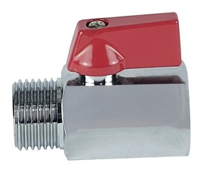 Кран шар. мини Ø1/2" внутр./нар. VALFEX (40/200) Кран шар. мини Ø1/2" внутр./нар. VALFEX (40/200)