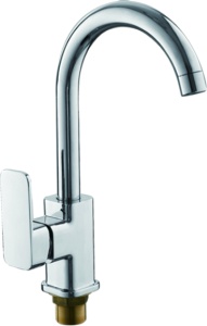 Смеситель для кухни с гайкой L4033-2 латунь