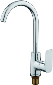 Смеситель для кухни с гайкой L4134-2 латунь