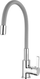 Смеситель для кухни L4898-9 серый латунь