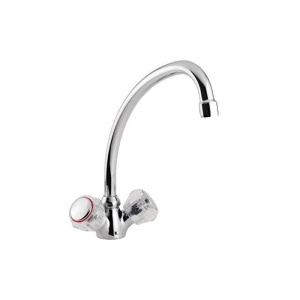 Смеситель  Mofem Примула белая кух С200 (140-0002-26) рез.