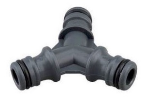 5803 Муфта тройник коннектор - коннектор пластик "Беламос"