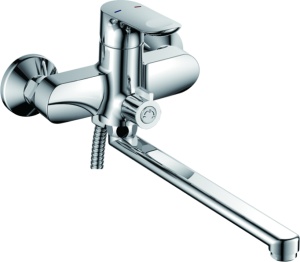 Смеситель для ванны+ длин. излив L2260 латунь