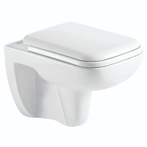 Унитаз подвесной Azario Pavia (квадрат) безободковый +сиденье с микрол.