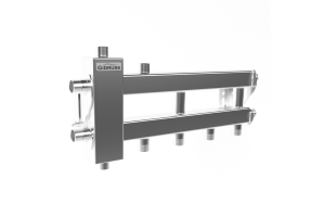 Балансировочный коллектор из нерж. стали Gidruss BMSS-40-3D
