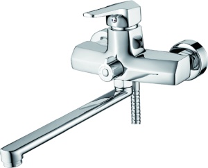 Смеситель для ванны+ длин. излив L2259 латунь