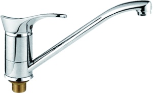 Смеситель для кухни с гайкой L4901 латунь