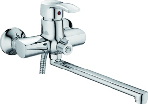 Смеситель для ванны+ длин. излив L2264 латунь