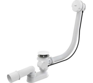 Слив-перелив для ванны автомат пластик/пластик Alca Plast А51ВМ