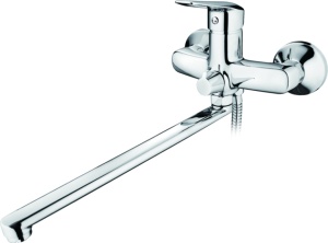 Смеситель для ванны+длин. излив  L2251 латунь