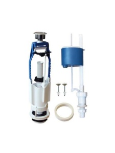 Арматура к смыв. бачку 2-х Кноп. Уклад хром ниж.подв унив колонка D40 (аб77.57.14.3)