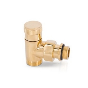 Вентиль угловой НР-ВН 1/2*3/4 золото