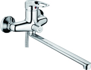 Смеситель для ванны+ длин.нос 40 L2204 латунь