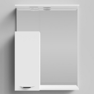 Зеркало "Марко" 75 см Белое ПР