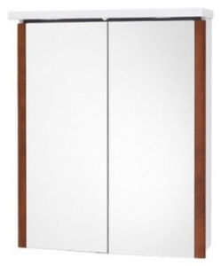 Зеркальный шкаф LAFUTURA 85 галогенным освещением, слива (99407)