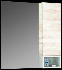 Зеркало-шкаф COMFORTY "Прага-75" дуб белый