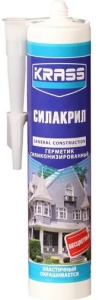 Герметик силиконизированный KRASS прозр.300 мл