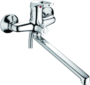 Смеситель для ванны+ длин.излив. L2213 латунь