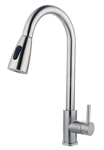 Смеситель для кухни нерж. сталь на гайке средний излив картридж Ø35 G-LAUF ZAP4-H090 (1/10) Смеситель для кухни нерж. сталь на гайке средний излив картридж Ø35 G-LAUF ZAP4-H090 (1/10)