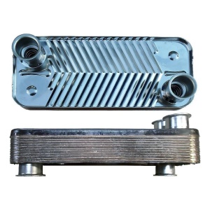 30004997А Теплообменник ГВС Асе 24kw, Coaxial 24kw, ATMO 20-24kw (PAS201STS_001)