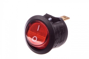 Выключатель круглый одноклавишный SpT066050