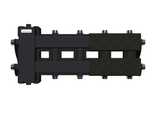 Балансировочный коллектор с термоизоляцией Gidruss BM-60-5DU.ЕРР