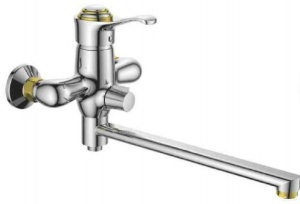 Смеситель для ванны+ длин. нос L2262 латунь