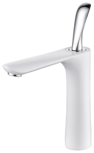 Смеситель для раковины D&K белый/хром DA1032656