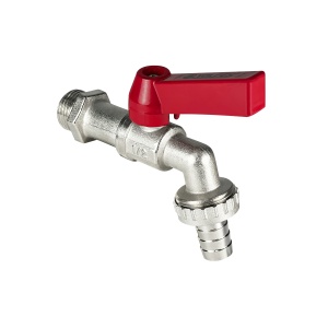 Кран шар.водоразборный 1/2" нар.р. ручка Valfex (10/80)