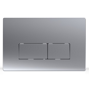 Панель смыва AZARIO цвет хром матовый (квадрат)