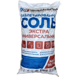 Соль таблетированная ПрофиАкваТерм мешок 25 кг