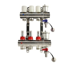 Коллекторная группа TIM 1" 3 вых.  с расх. (КС003)