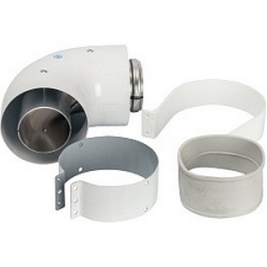 Адаптер для котла угловой 90 коаксиальный DN60/100 (сов. с Vaillant.Protherm) SCA-6010-230190