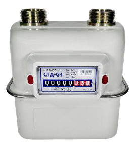 Счетчик газа СГД- G4 левый