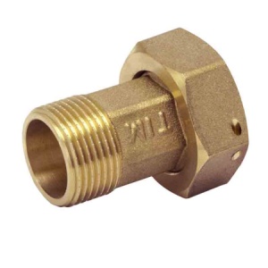 Сгон для водомера 1/2"Н-3/4"В (пара) TIM