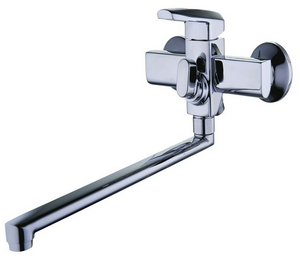 Смеситель для ванны цинк длин. L-излив встроен.диверт. G-LAUF LOF7-A033/NOF7-A033 (1/10)