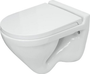 Унитаз подвесной Аттика Люкс + сиденье с микролифтом (ATCSLWH0104)