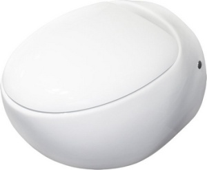 Унитаз подвесной Sanita Luxe Ringo, сиденье микролифт (RNGSLWHO104)