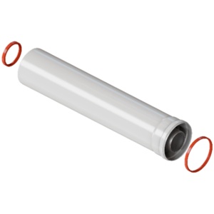 Удлинитель дымохода традиционный ROMMER D60(п-м)/100 L 1500 RCA-6010-001500